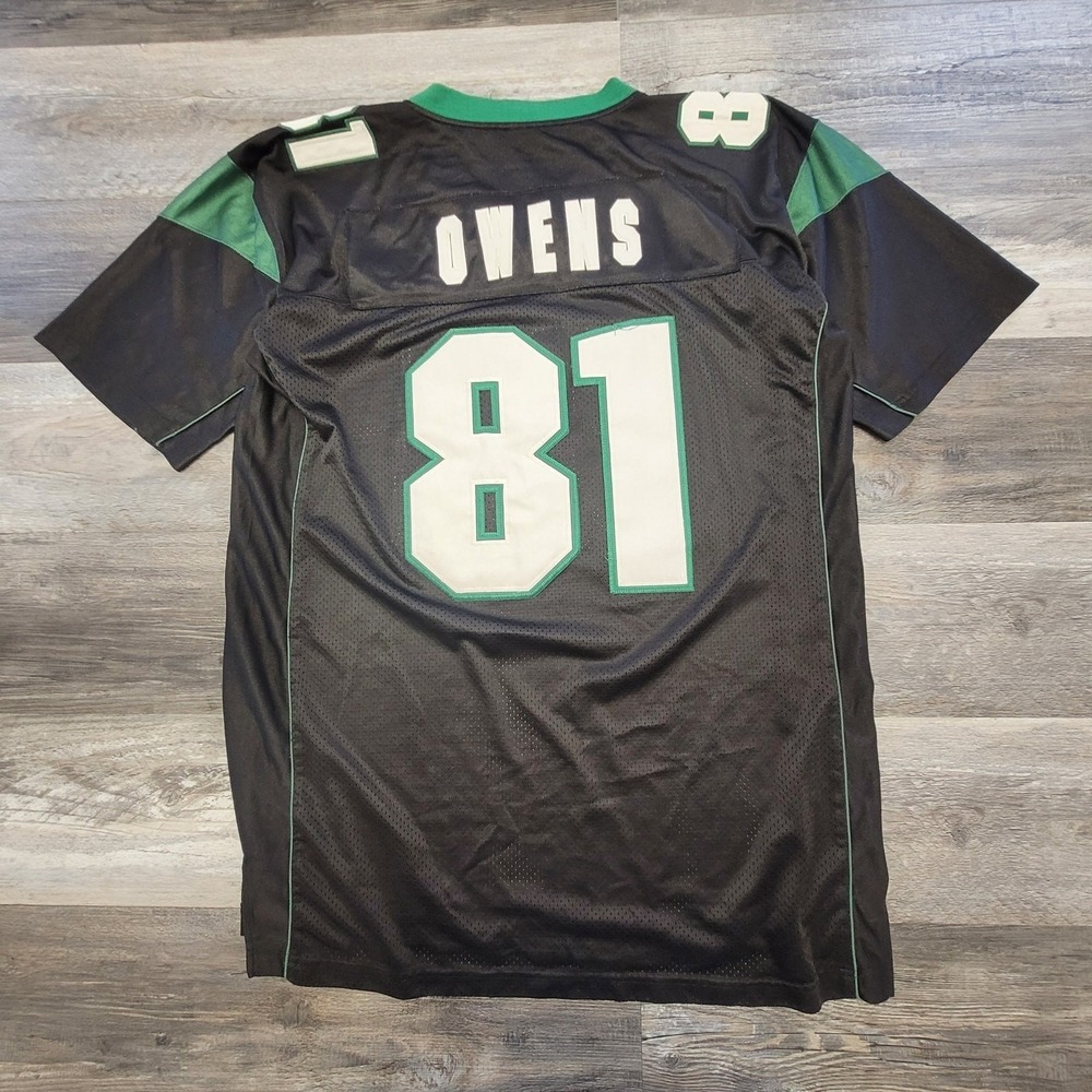 Vintage Y2K Reebok NFL Philadelphia Eagles Terrell Owens 81 Black Men XL Jersey